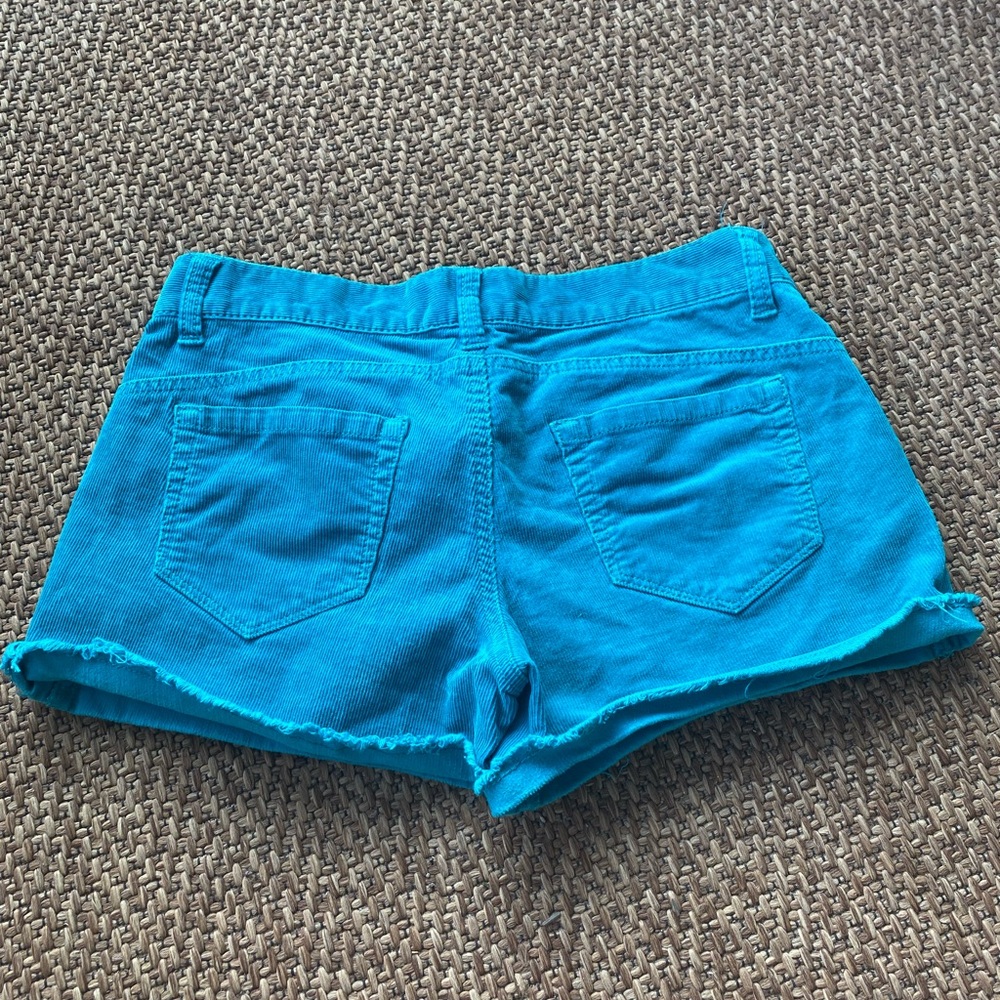 Teal shorts